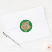 Sticker de carte Suriname (Enveloppe)