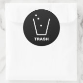 STICKER DE CASCADE DE TRASH (Sac)