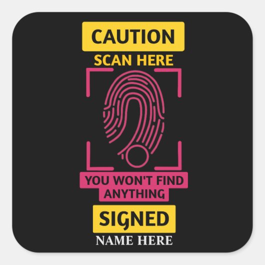 Sticker DE CAUTION (Devant)