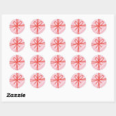 Sticker de cercle rose (Feuille)