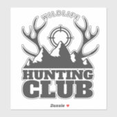 Sticker de chasse (Feuille)