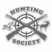 Sticker de chasse (Devant)