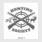 Sticker de chasse (Feuille)