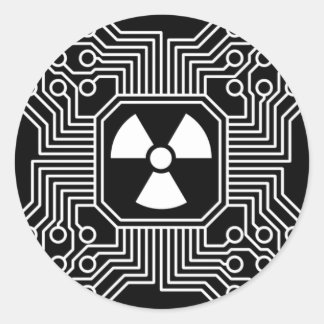 Sticker de circuit radioactif