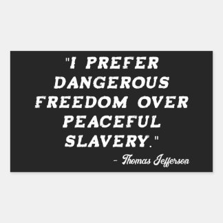 Sticker de citation célèbre Thomas Jefferson