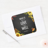 Sticker de citation d'amour inspirant de Van Gogh (Enveloppe)