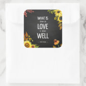 Sticker de citation d'amour inspirant de Van Gogh (Sac)