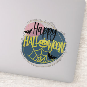 Sticker de citation d'Halloween amusant