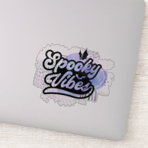 Sticker de citation d'Halloween éffrayante