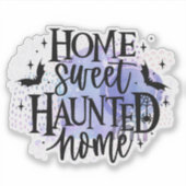 Sticker de citation d'Halloween éffrayante (Devant)