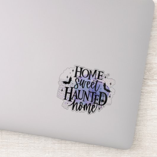 Sticker de citation d'Halloween éffrayante (Détail)