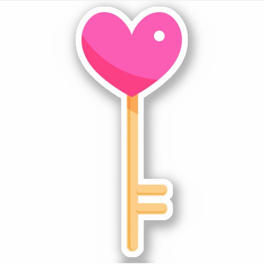 Sticker de clé cardiaque (Devant)