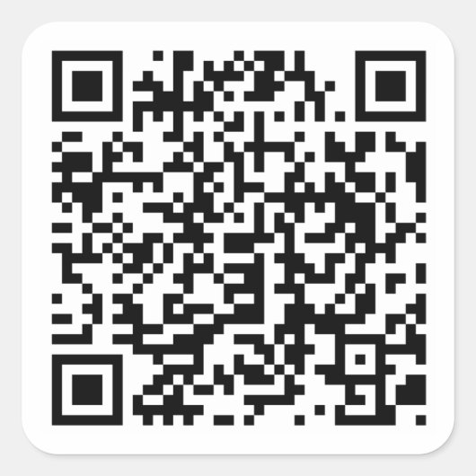 Sticker de code QR (Devant)