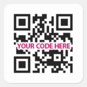 Sticker de code QR (Devant)