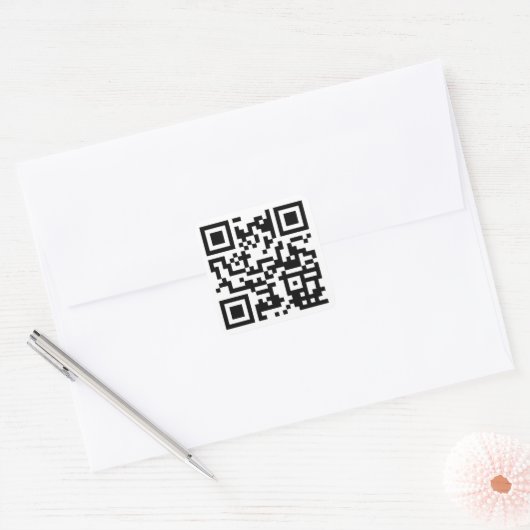 Sticker de code QR (Enveloppe)