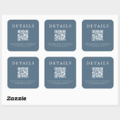 Sticker de code QR mariage (Feuille)