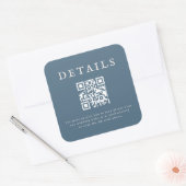 Sticker de code QR mariage (Enveloppe)