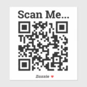 Sticker de code QR professionnel (Feuille)