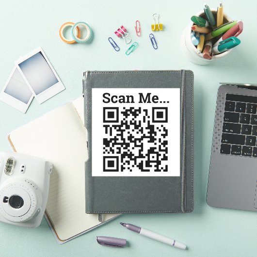 Sticker de code QR professionnel (Couverture iPad)