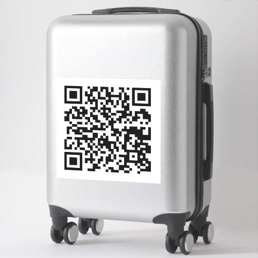 Sticker de code QR professionnel (Sur valise)