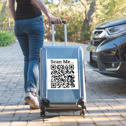 Sticker de code QR professionnel (Valise Insitu)