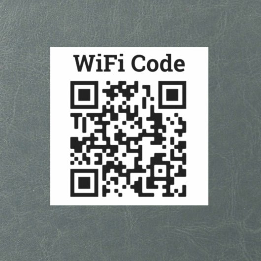 Sticker de code QR Wifi