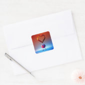 Sticker de coeur (Enveloppe)