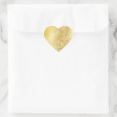 Sticker de coeur en or Lacy (Sac)