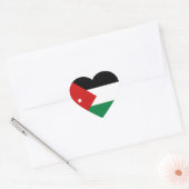 Sticker de coeur Jordan Flag (Enveloppe)