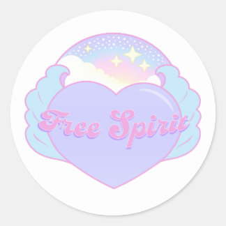 Sticker de coeur libre Spirit