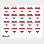 Sticker de coeur Pays-Bas Flag (Feuille)