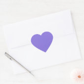 Sticker de coeur violet clair (Enveloppe)