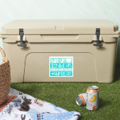 Sticker de coiffure funny Infirmière Vie (Glacière)