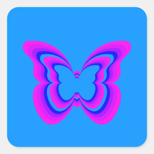 Sticker de collection de papillons enchantés (Devant)