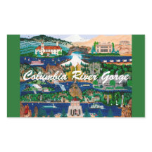 Sticker de Columbia River Gorge