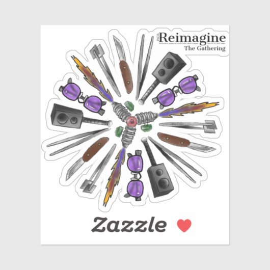 Sticker de conception de T-shirt Rassembler 2021 (Feuille)