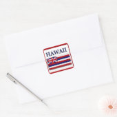 Sticker de conception drapeau de l'État d'Hawaii (Enveloppe)