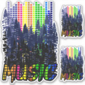 Sticker de conception musicale (Devant)