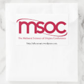 Sticker de conférence de la Science des origines d (Sac)