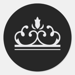 Sticker de conte de fées d'argent (noir)