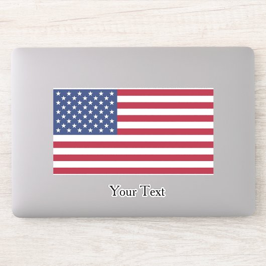 Sticker de contour de drapeau américain (Ordinateur)
