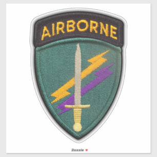 Sticker de contour de l'armée des affaires civiles