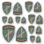 Sticker de contour de l'armée des affaires civiles (Devant)