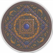 Sticker de contour de Libra Mandala (Devant)