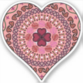 Sticker de contour du coeur (Devant)