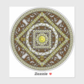 Sticker de contour Mandala Gemini (Feuille)