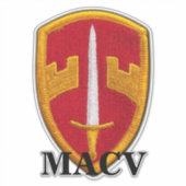Sticker de contour pour vétérans de la guerre MACV (Devant)