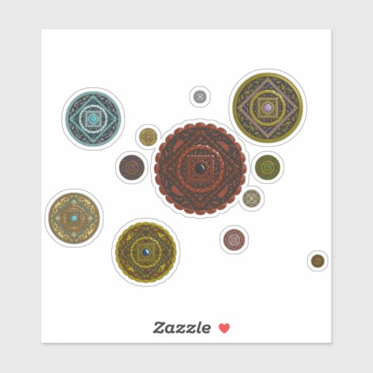 Sticker de contour zodiaque (Feuille)