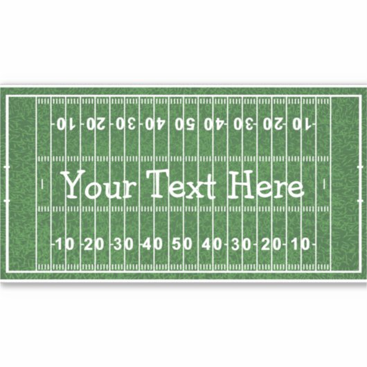 Sticker de contours de conception de terrain de fo (Devant)