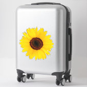 Sticker de contours de tournesol (Sur valise)